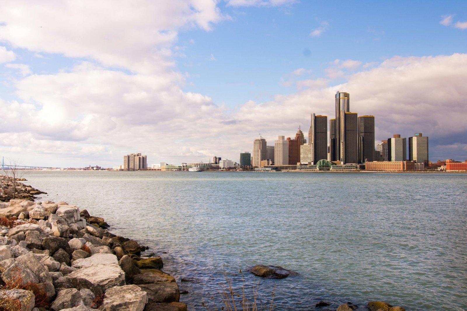 Michigan as viewed from a coast